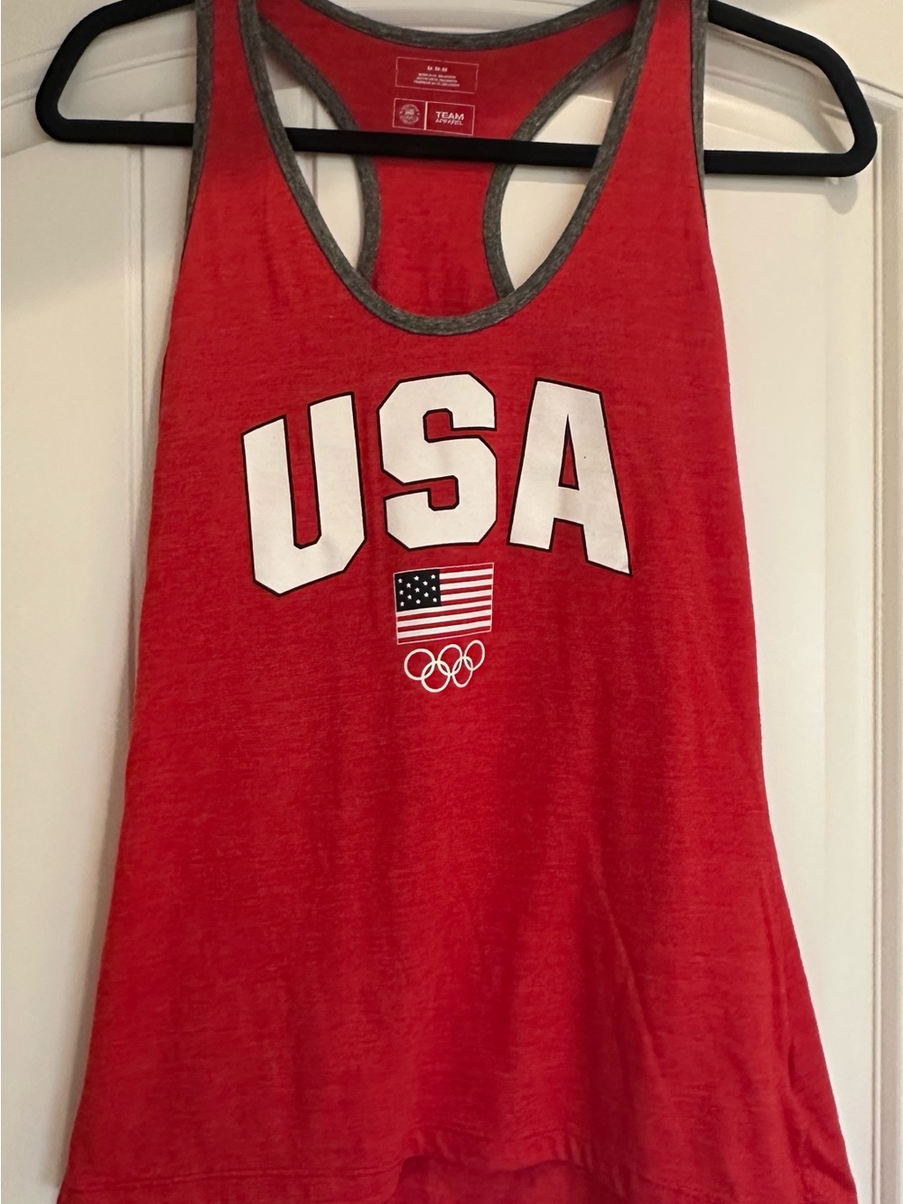 Team Apparel USA Olympic Team Red Halter Tank Size Medium